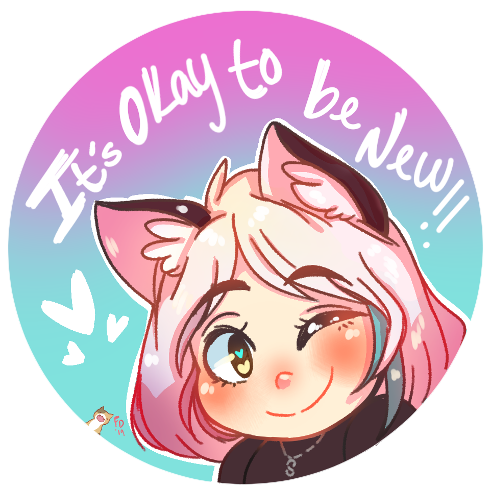 It's Okay To Be New sticker