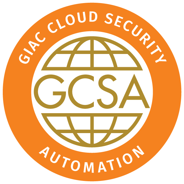 GCSA Certification Badge